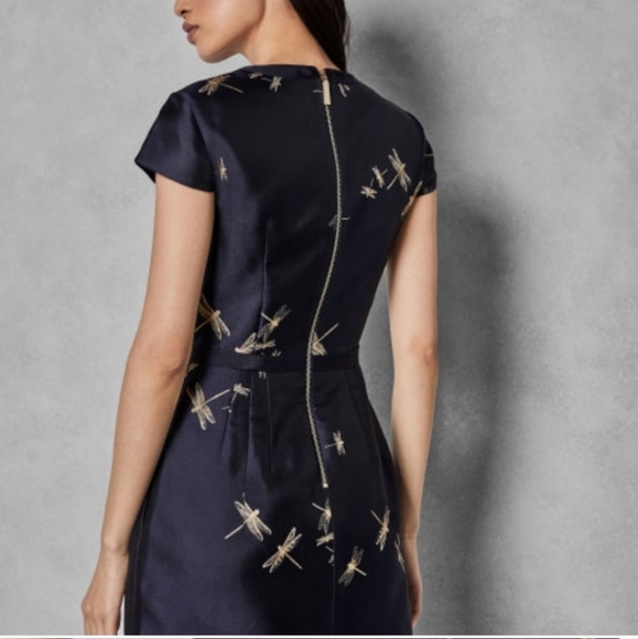 🍒EUC🍒 TED BAKER DRAGONFLY DRESS - Picture 5 of 16